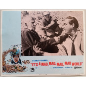 Its a Mad Mad Mad Mad World - Original Re-issue 1970 Lobby Card Set x 8